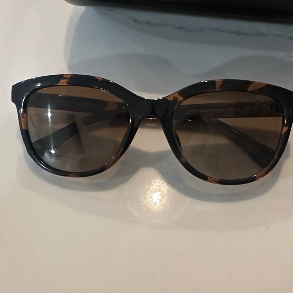 Coach Black and Brown Sunglasses